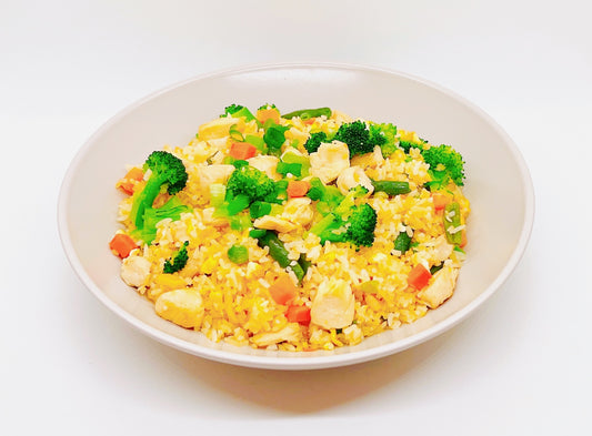 Chicken & Broccoli Fried Rice (Cơm Chiên Gà, Súp-lơ Xanh)