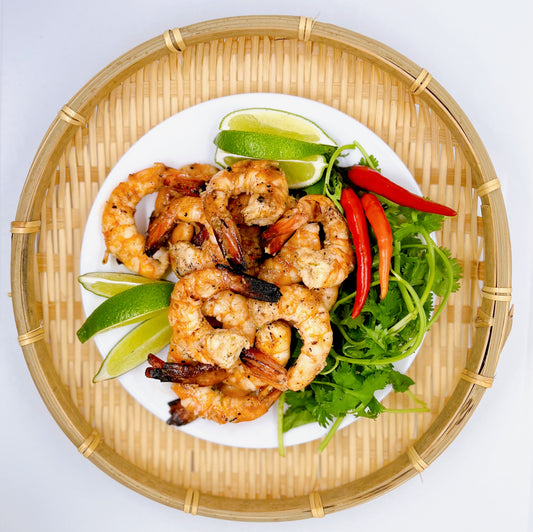 Grilled Honey Lime Shrimp (Tôm Nướng Chanh Mật Ong)
