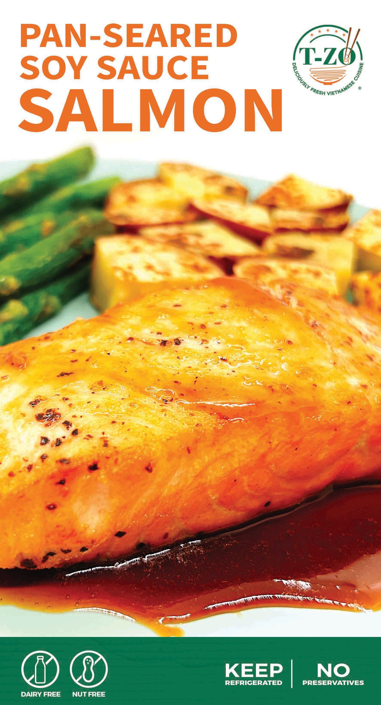 Pan Seared Soy Sauce Salmon (Cá Hồi Áp Chảo)